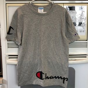 Champion Heather Gray Heritage Tee, Size Medium